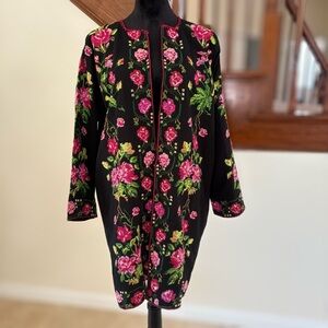 Hand Embroidered tatreez thob thoub thobe
Palestinian dress JACKET abaya